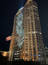 View from rooftop patio