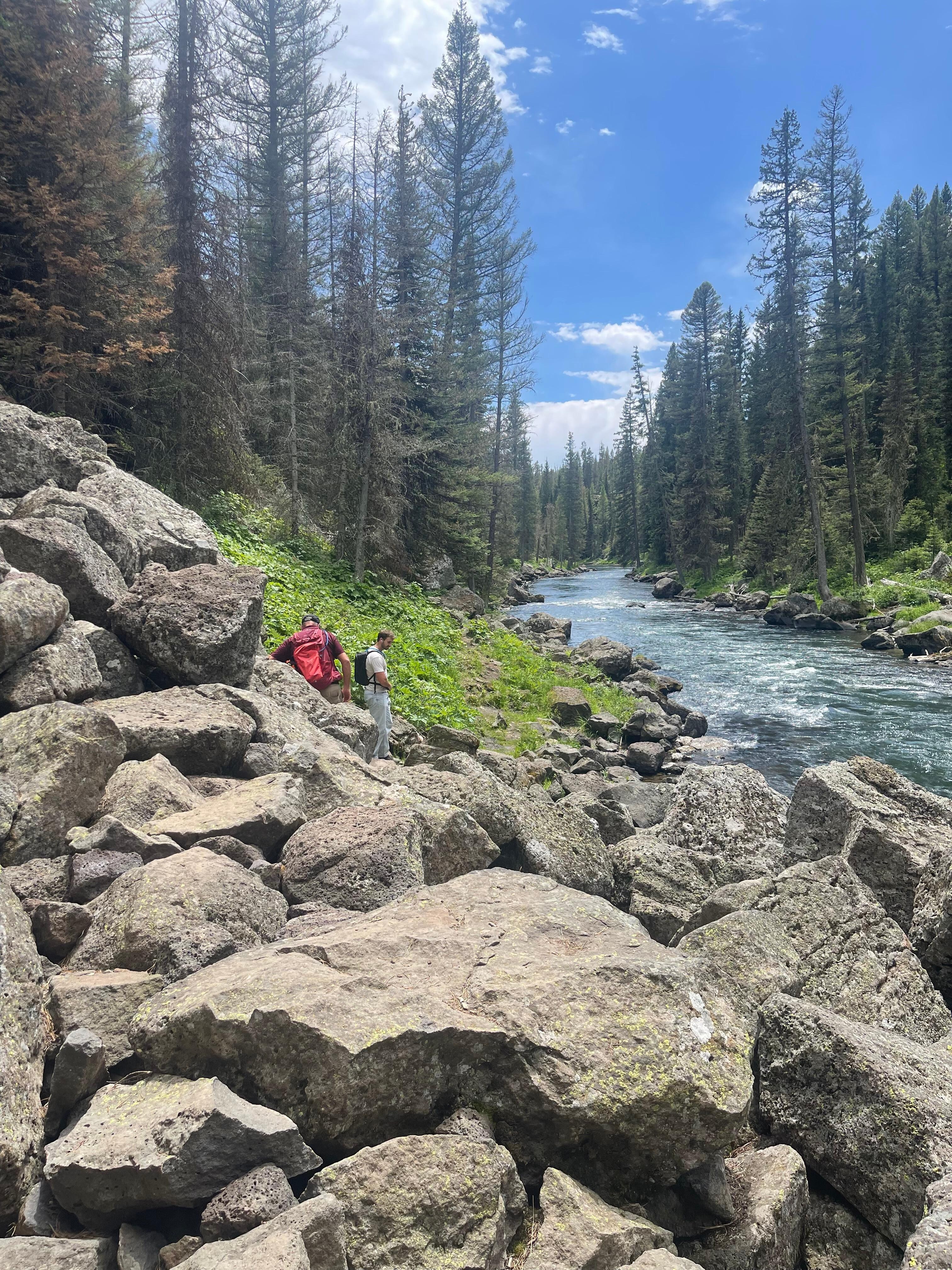 The Coffee Pot Falls Trail is quite close.