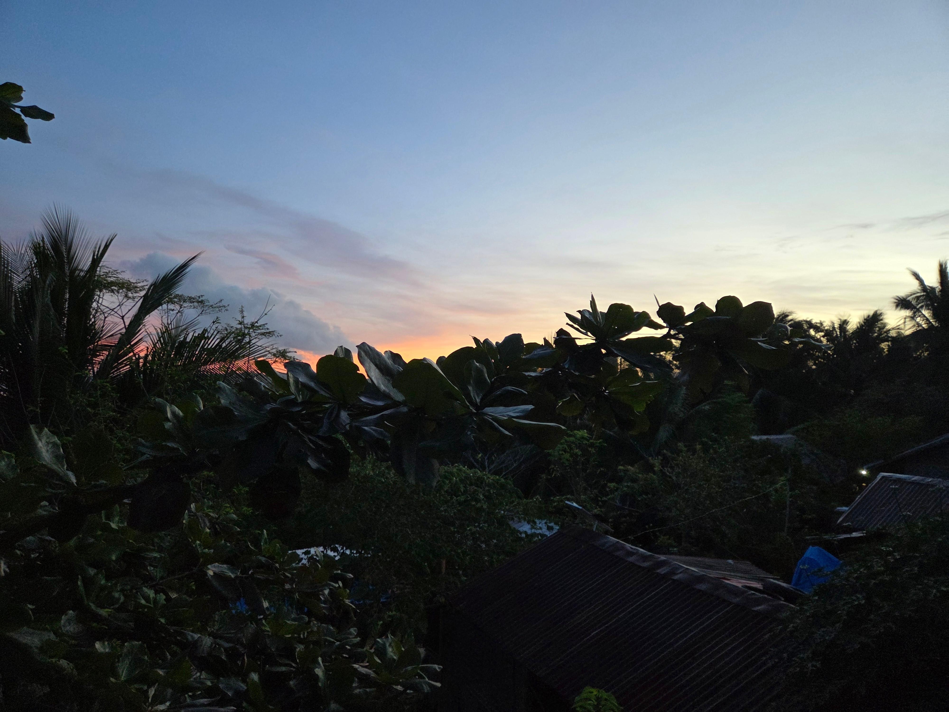 Sonnenaufgang Ansicht vom Gelände 