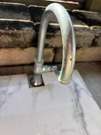 Outside bar sink. Never used it.