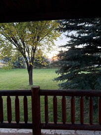 West views from porch