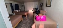 3 beds in the ADA room is great.