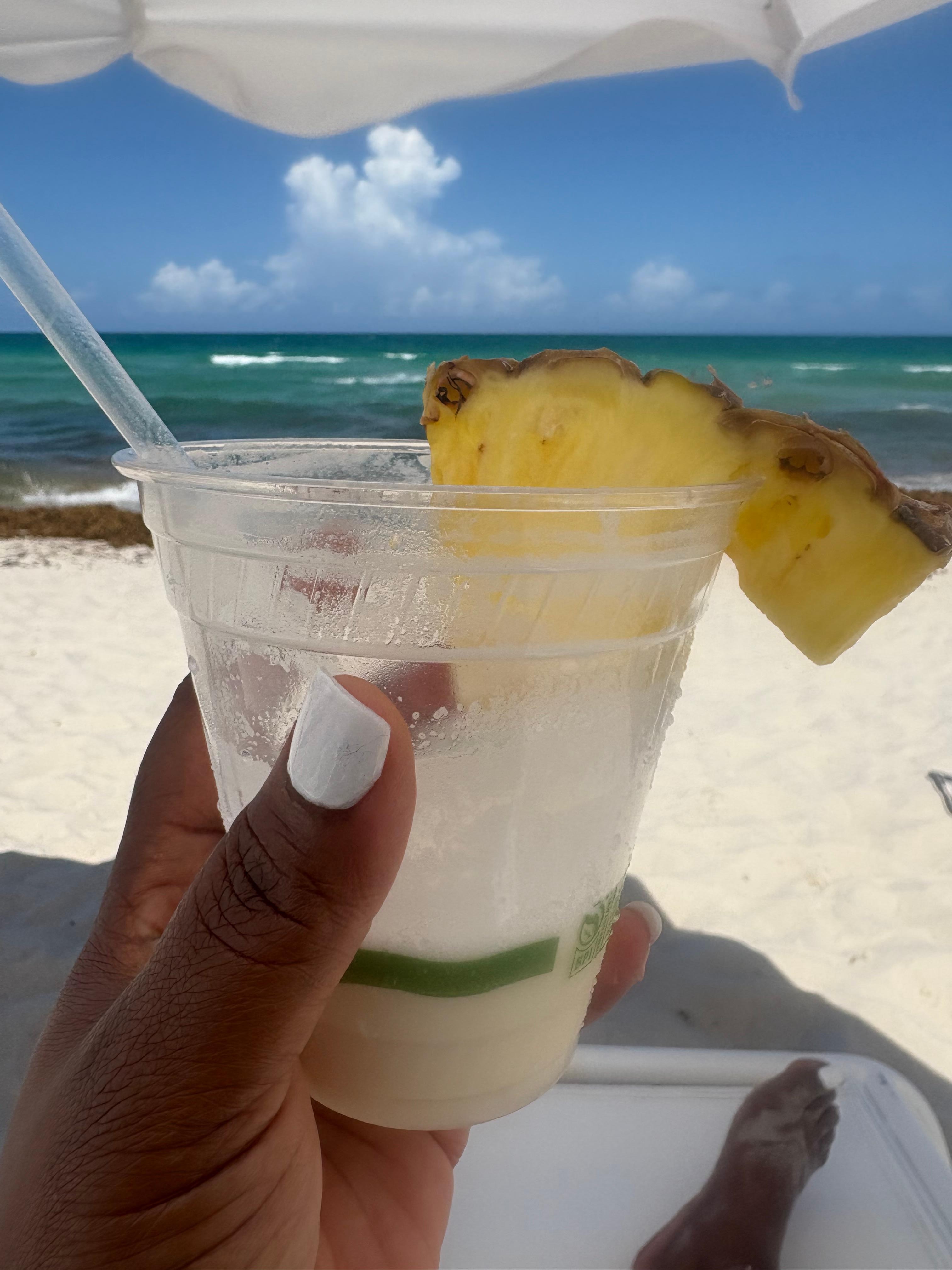 Pina Colada on the beach