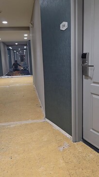 Cloud of chemicals and workers down the hall after 10 pm