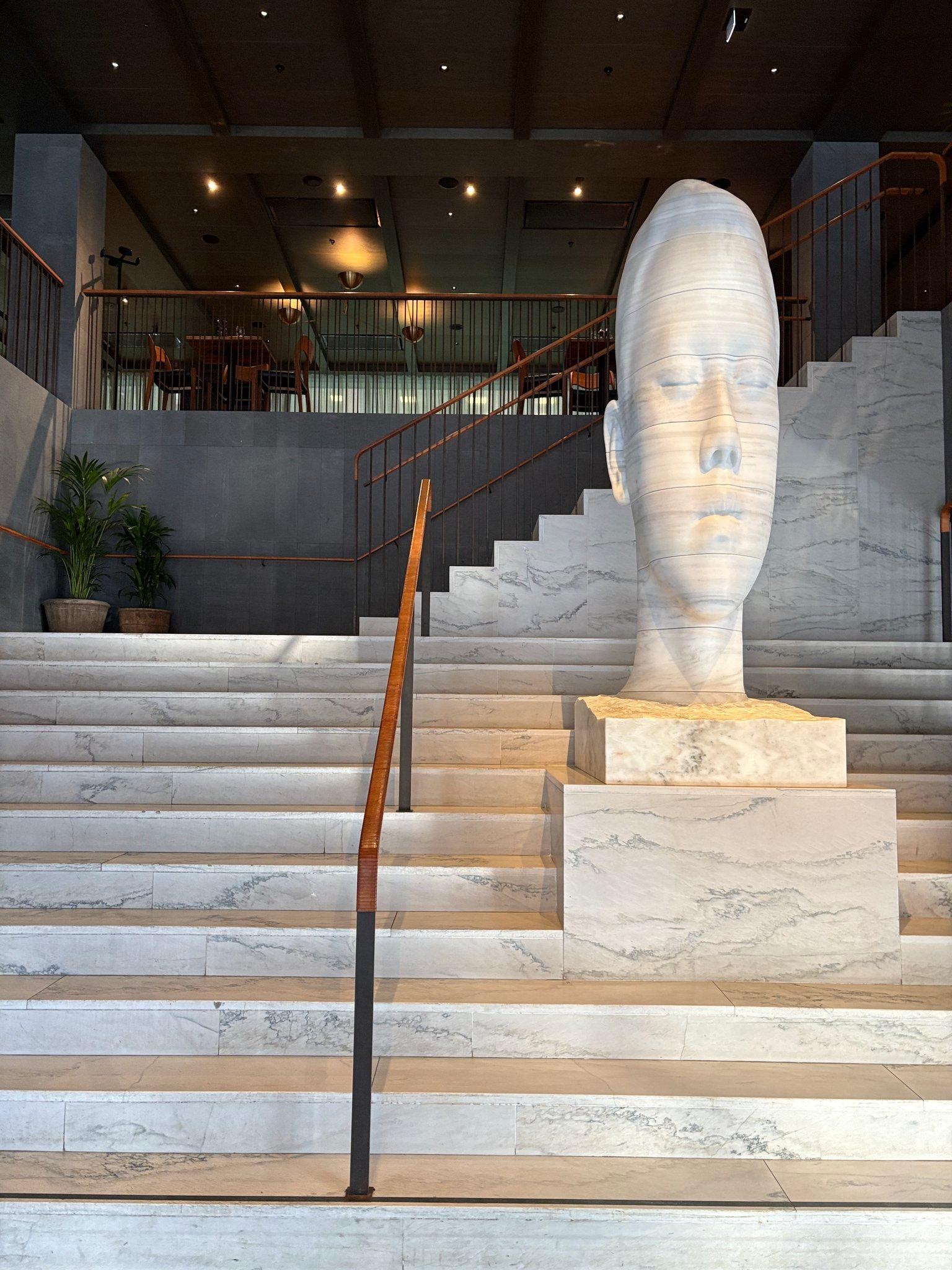 Entrance view to hotel (inside)