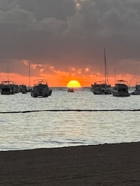 Sunrise view from the beach
