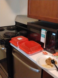 The lil kitchenette area