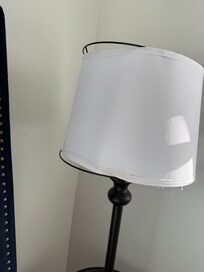 Broken lamp shade