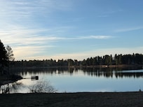 View from the parking lot of the condo.