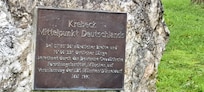 Geographische Mitte Deutschlands.