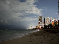 The beach near the property.