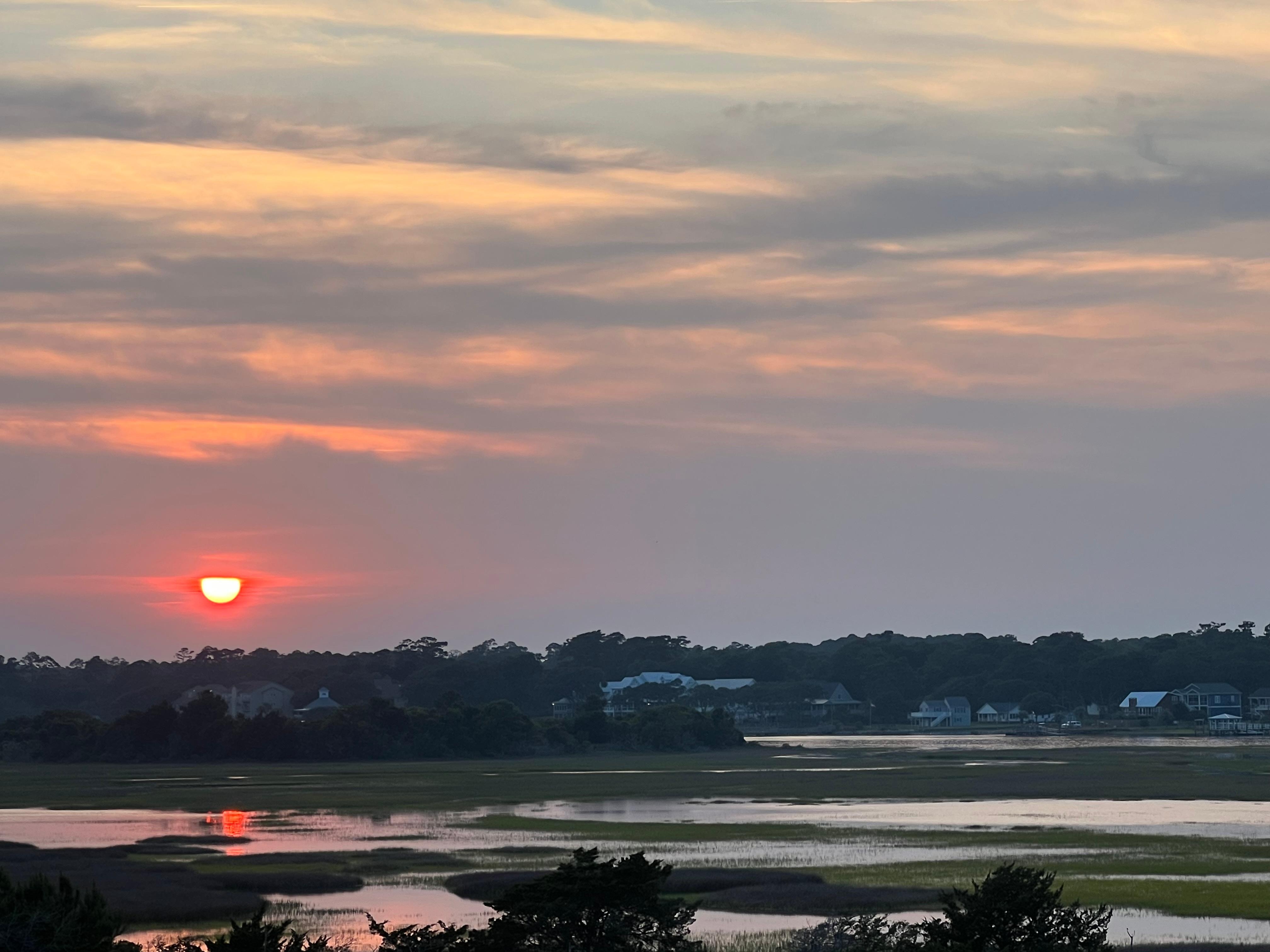 One of many amazing sunsets. 