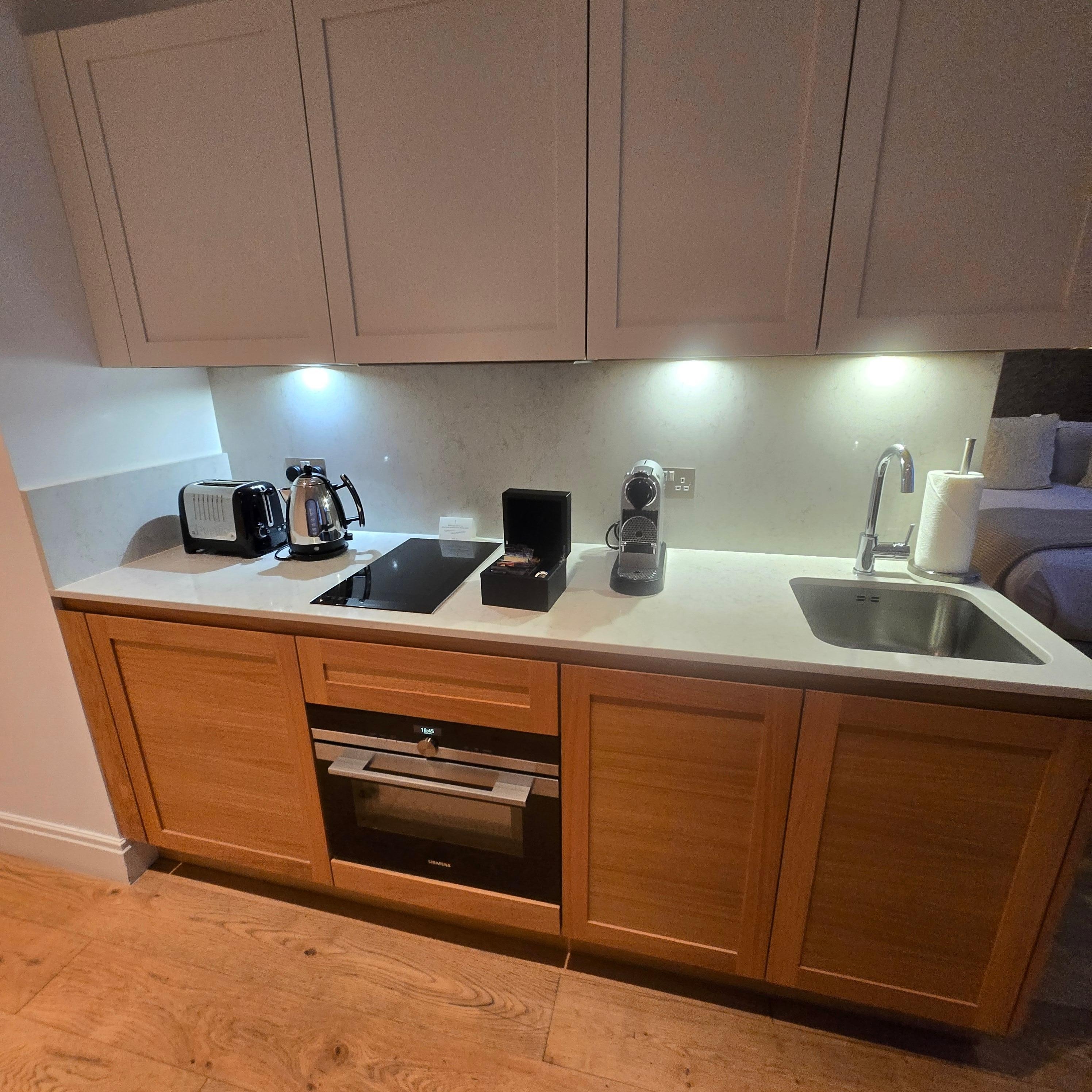 Kitchenette in our room