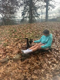 Friendly outdoor kitty