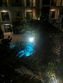 Huge hot tub