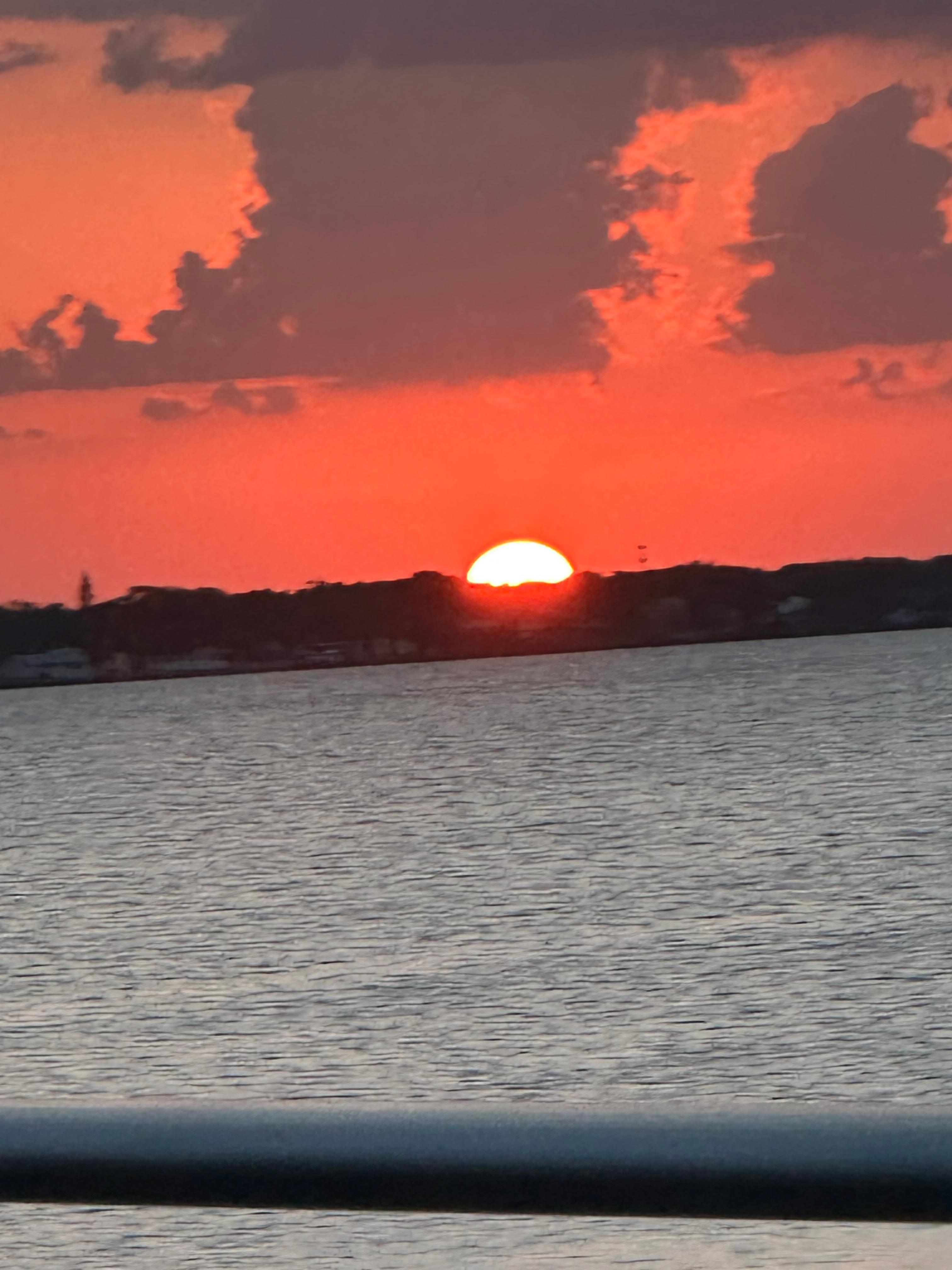 Sunset was amazing