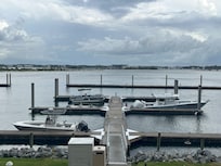 View from the balcony of boats at the Marina.