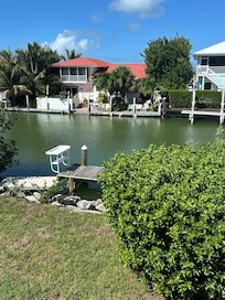 View from the back porch