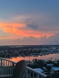 Beautiful sunrise and sunset