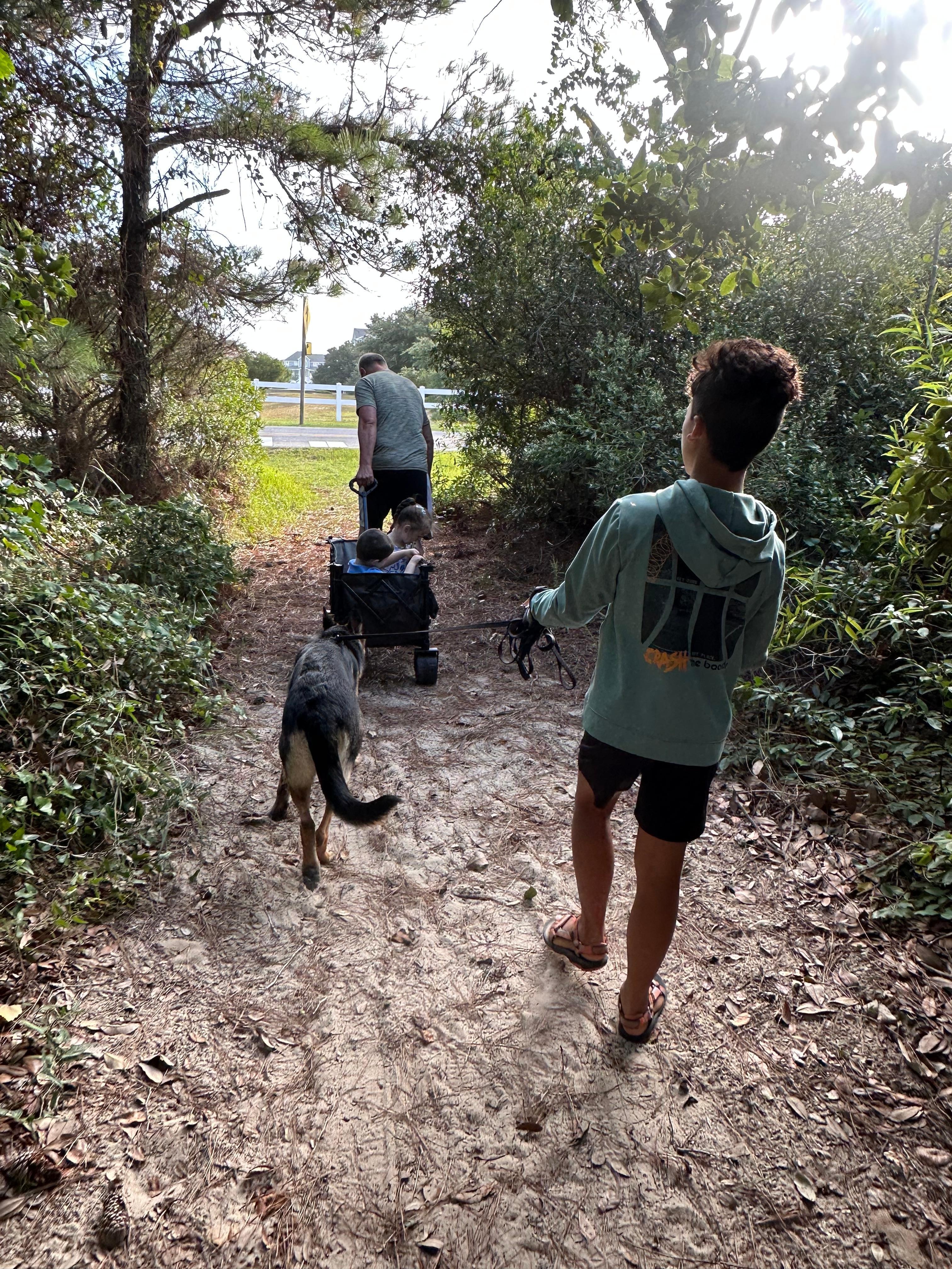 Short walk to the beach