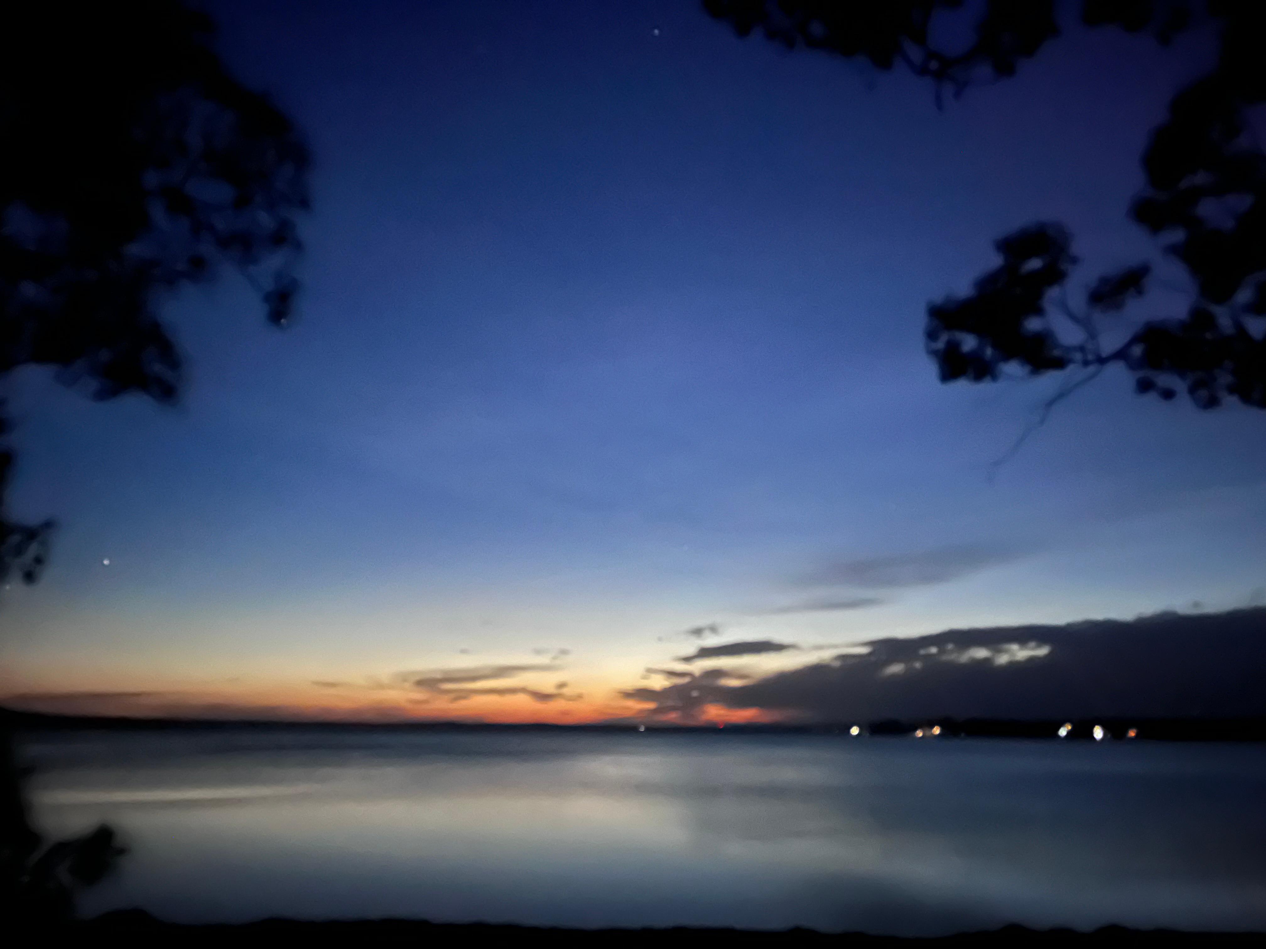 The view from the deck