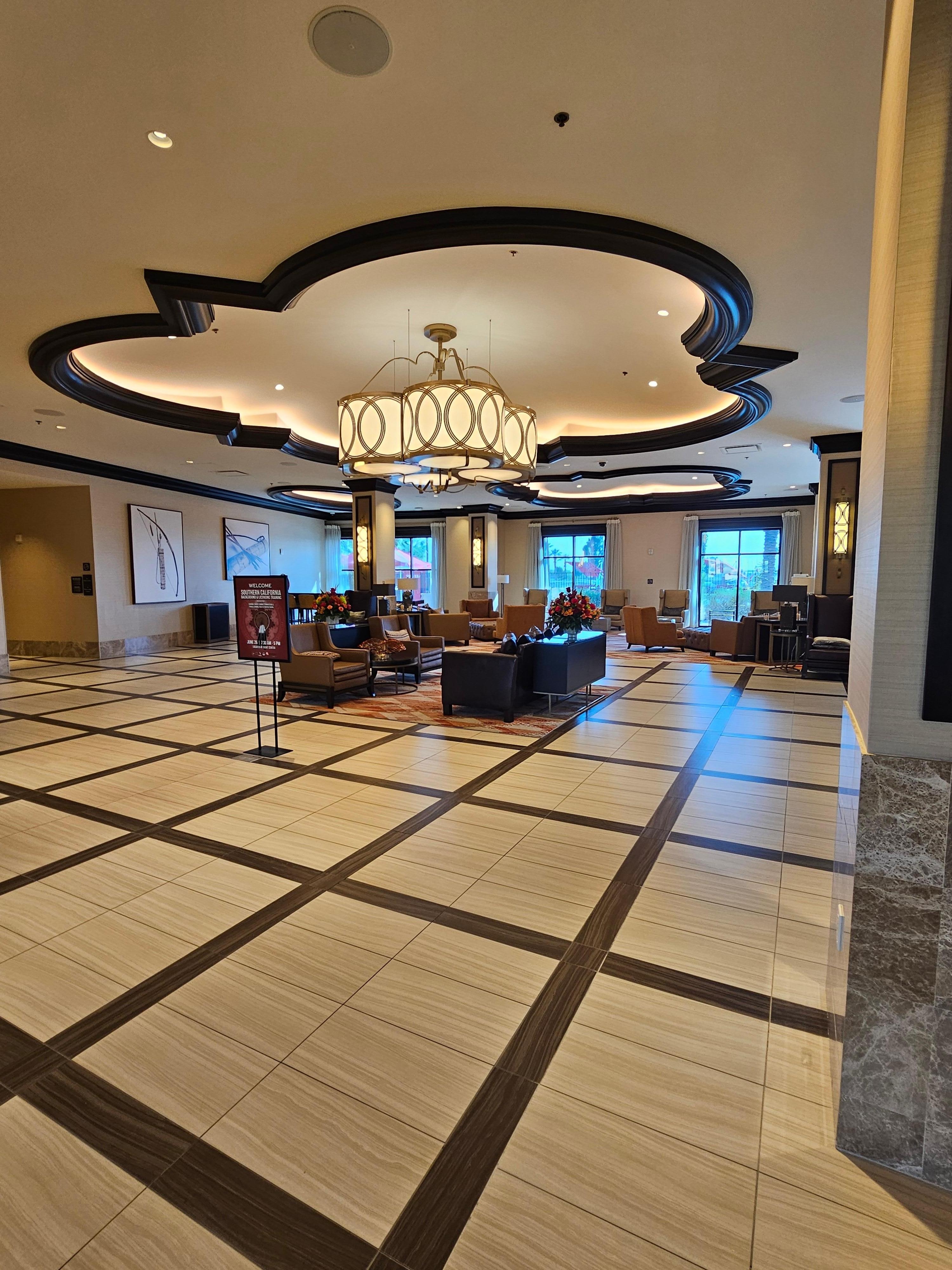 Hotel lobby