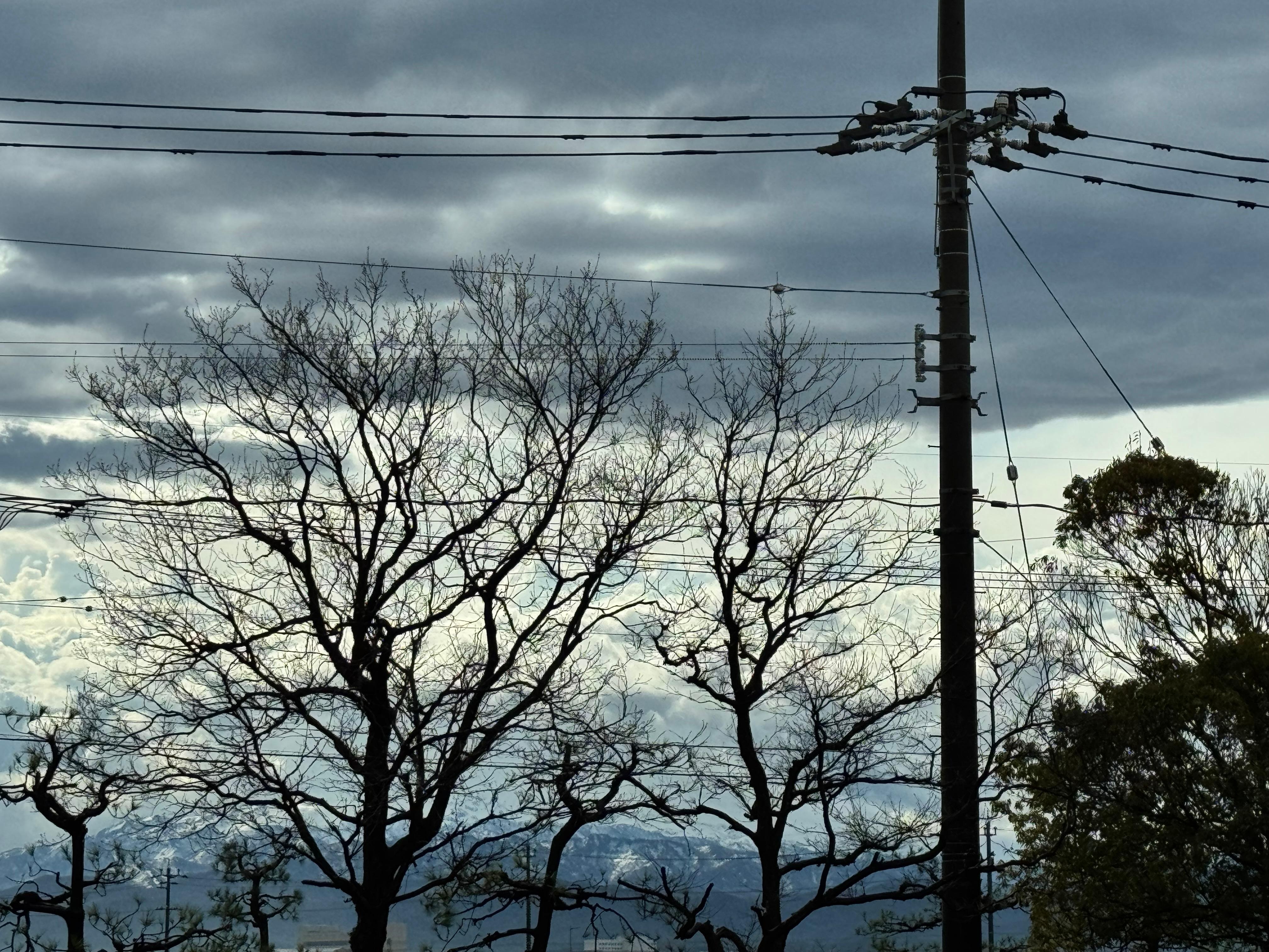 臨走最後一天才看到聯峰，而且酒店房間安排在地下一層，想看到美景一定要住最上面向山景的一層