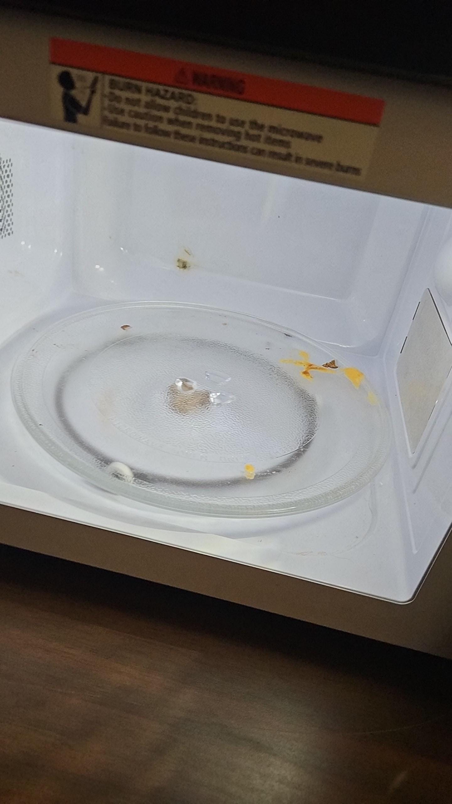 Cheese in the microwave 