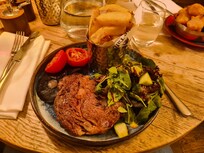 Steak dinner