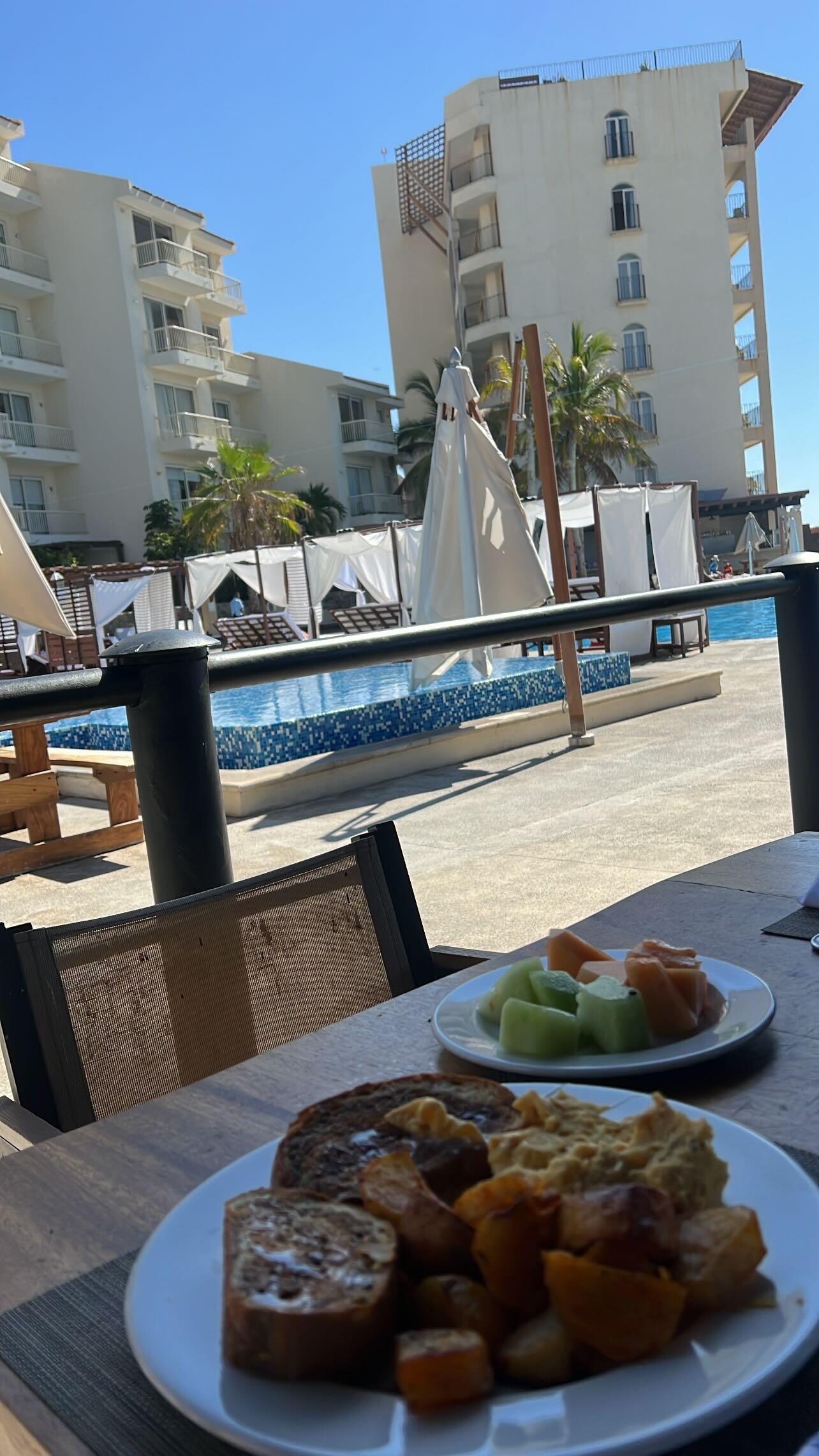 Restaurante O with a view. 