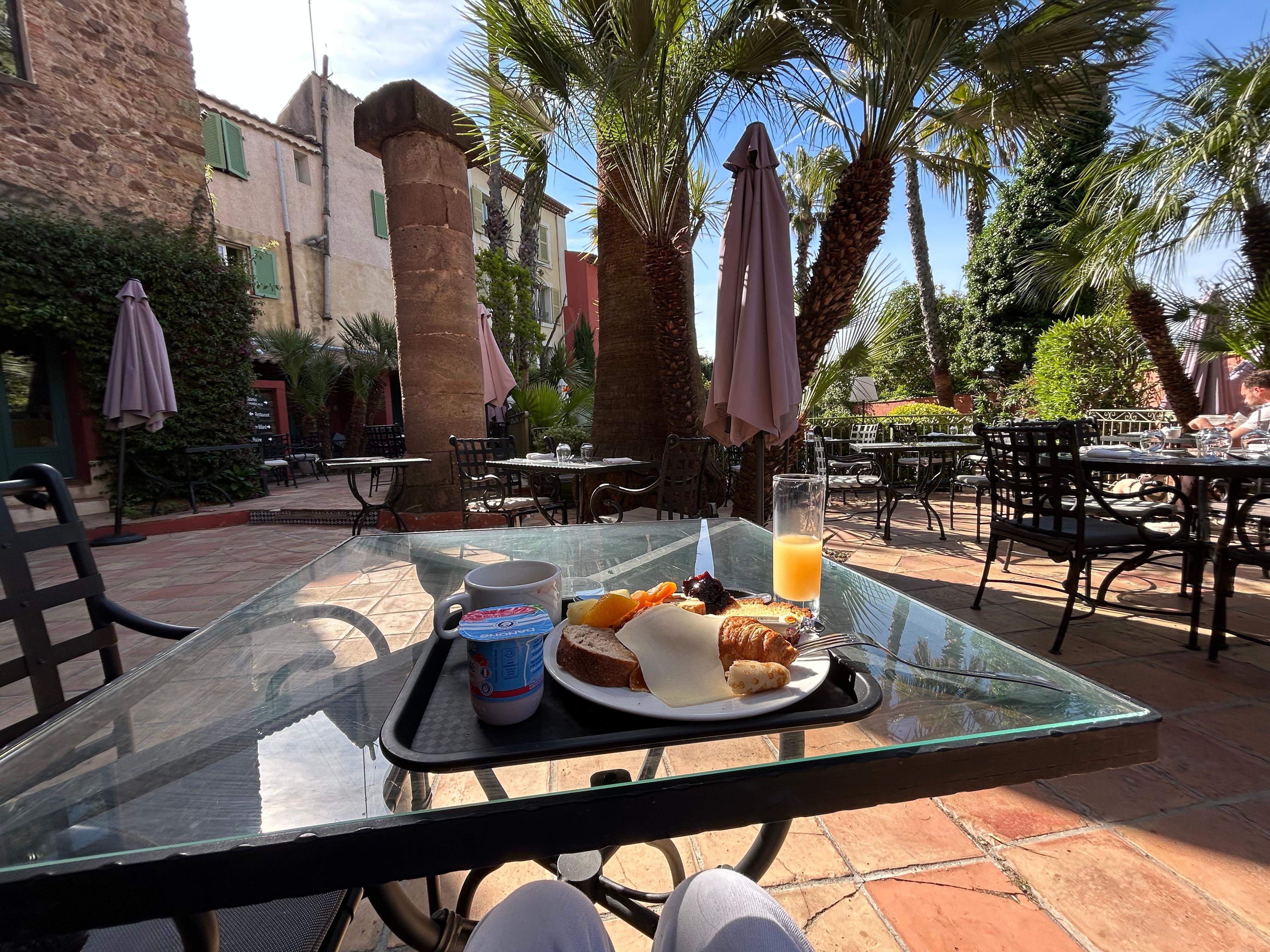 Amazing breakfast on the terrace