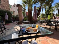 Amazing breakfast on the terrace