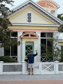 Across the street was the Truman Show House