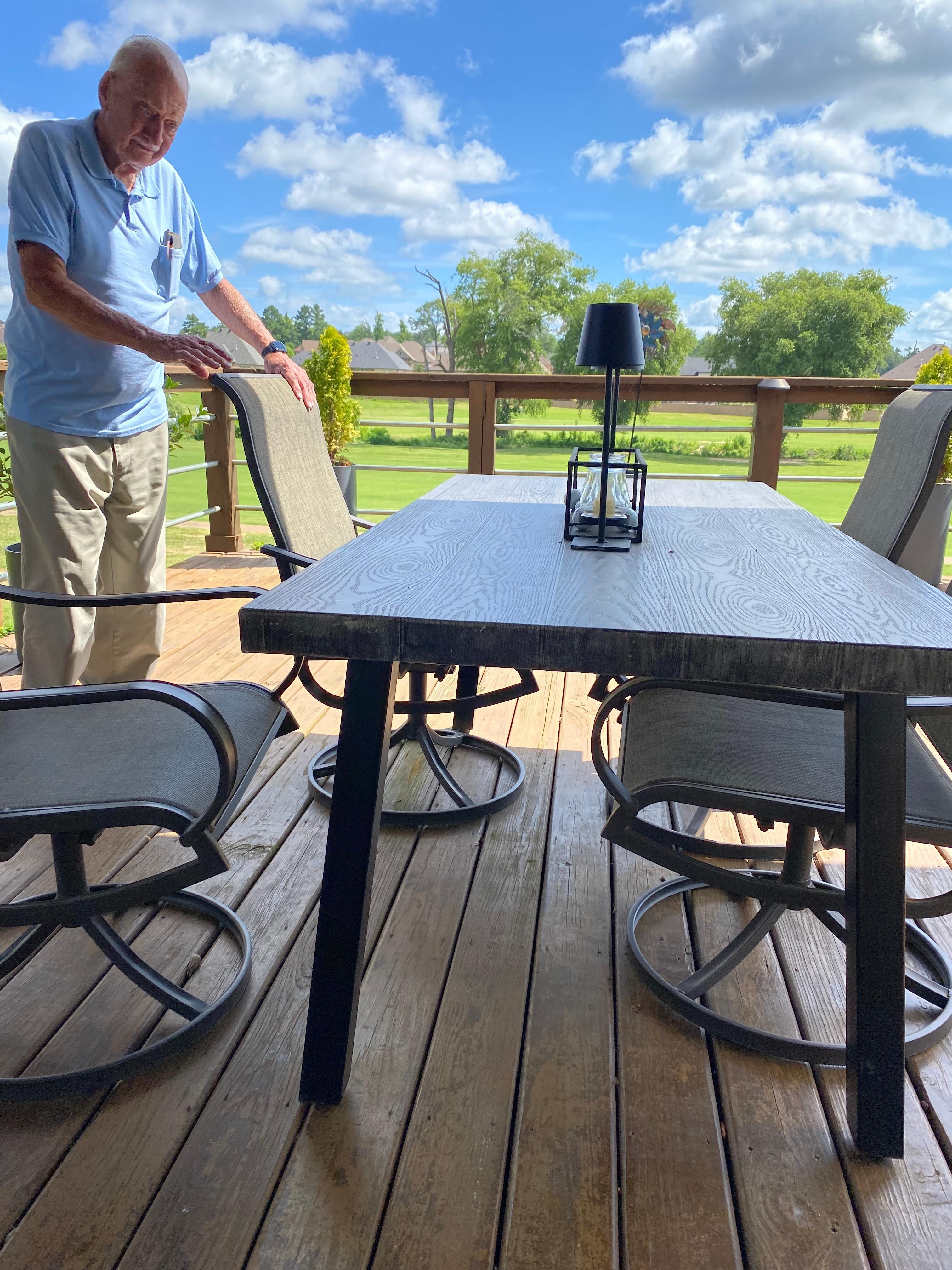 On the deck