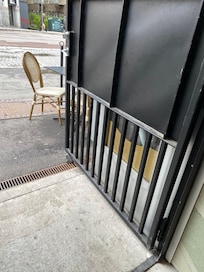 Gate open for a few hours