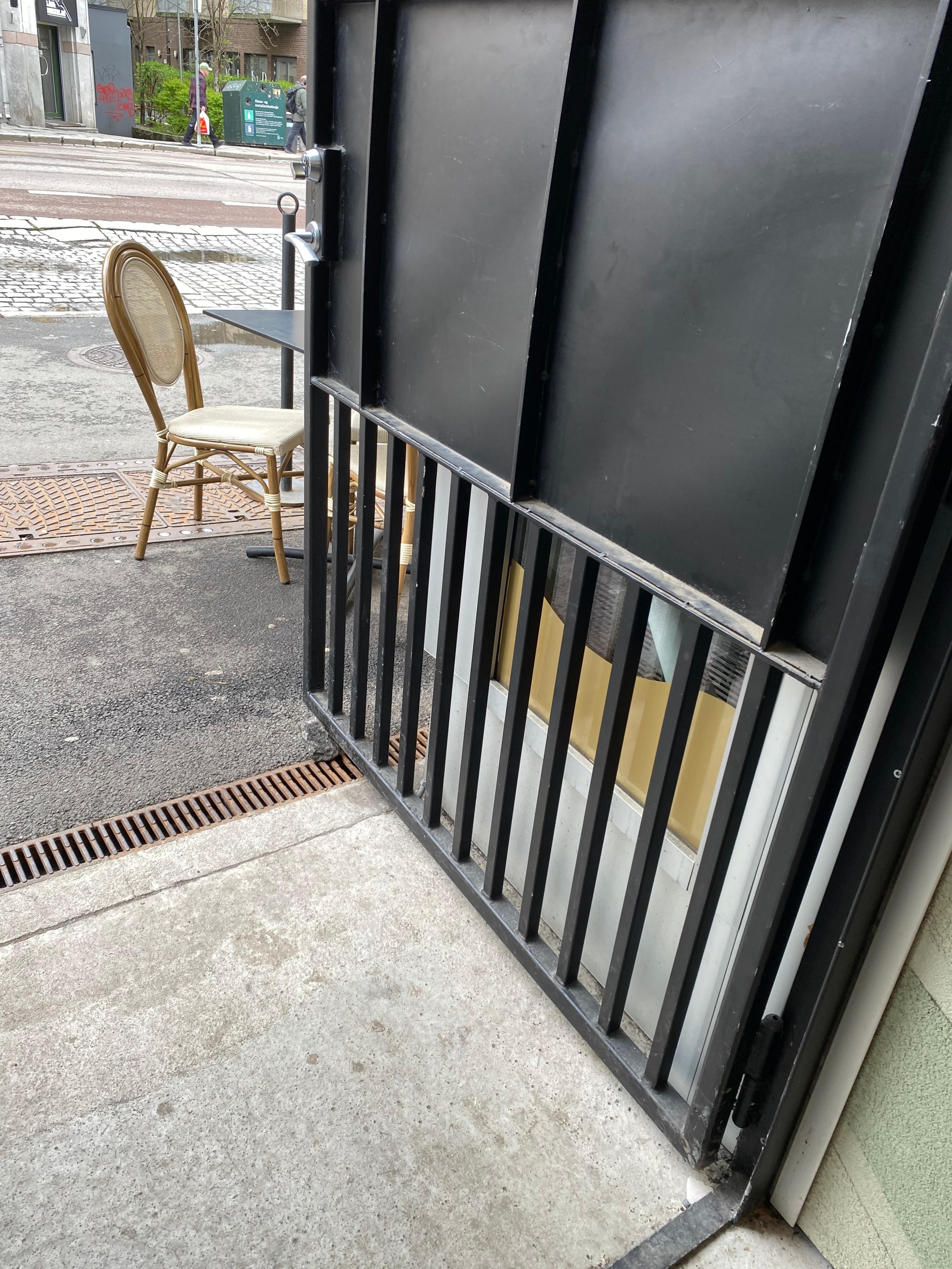 Gate open for a few hours