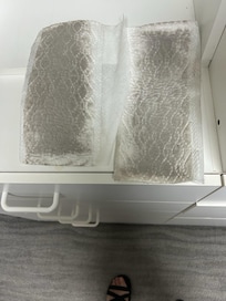 Swifters from cleaning drawers in Master Bedroom