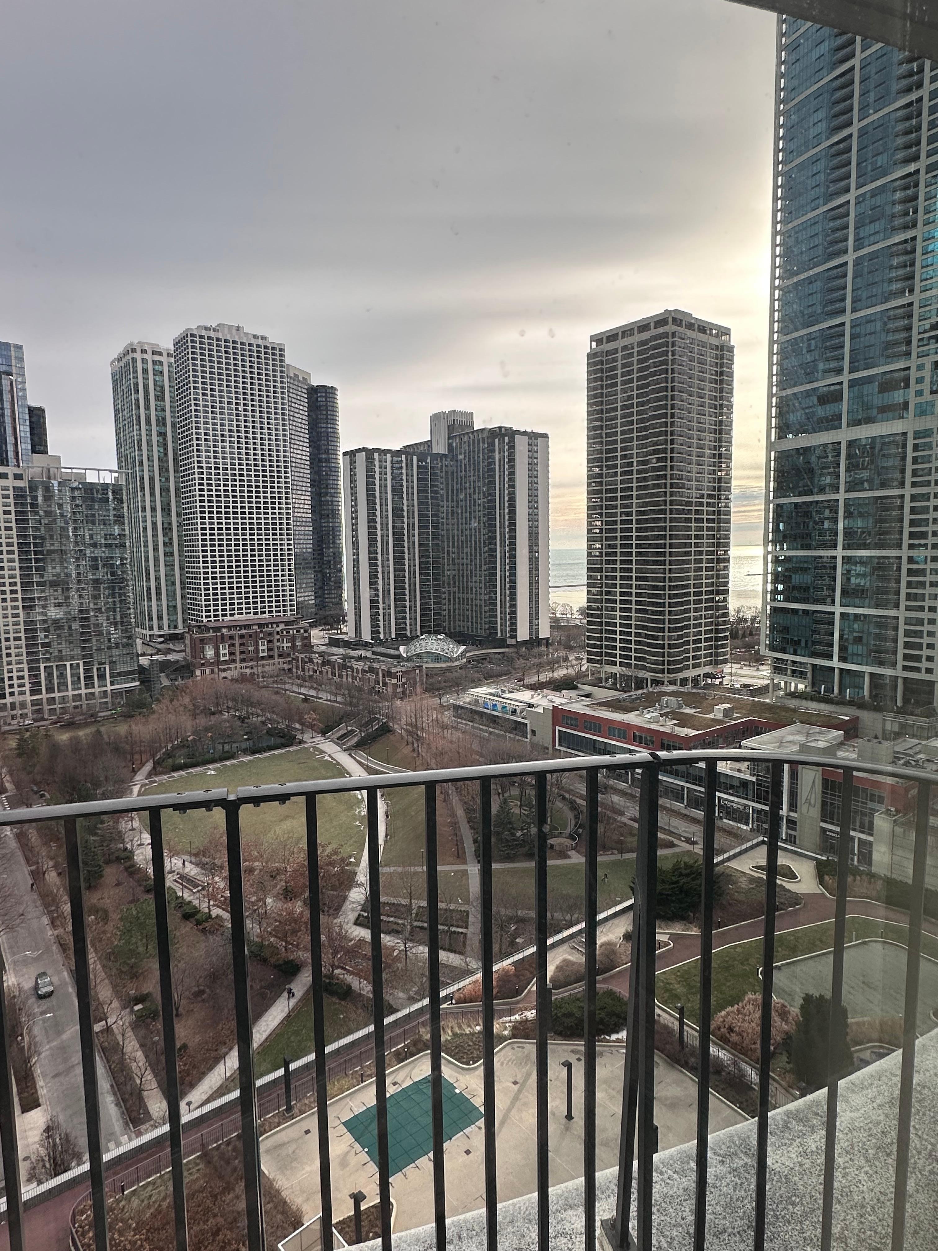 View from our room during the day 