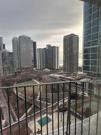 View from our room during the day