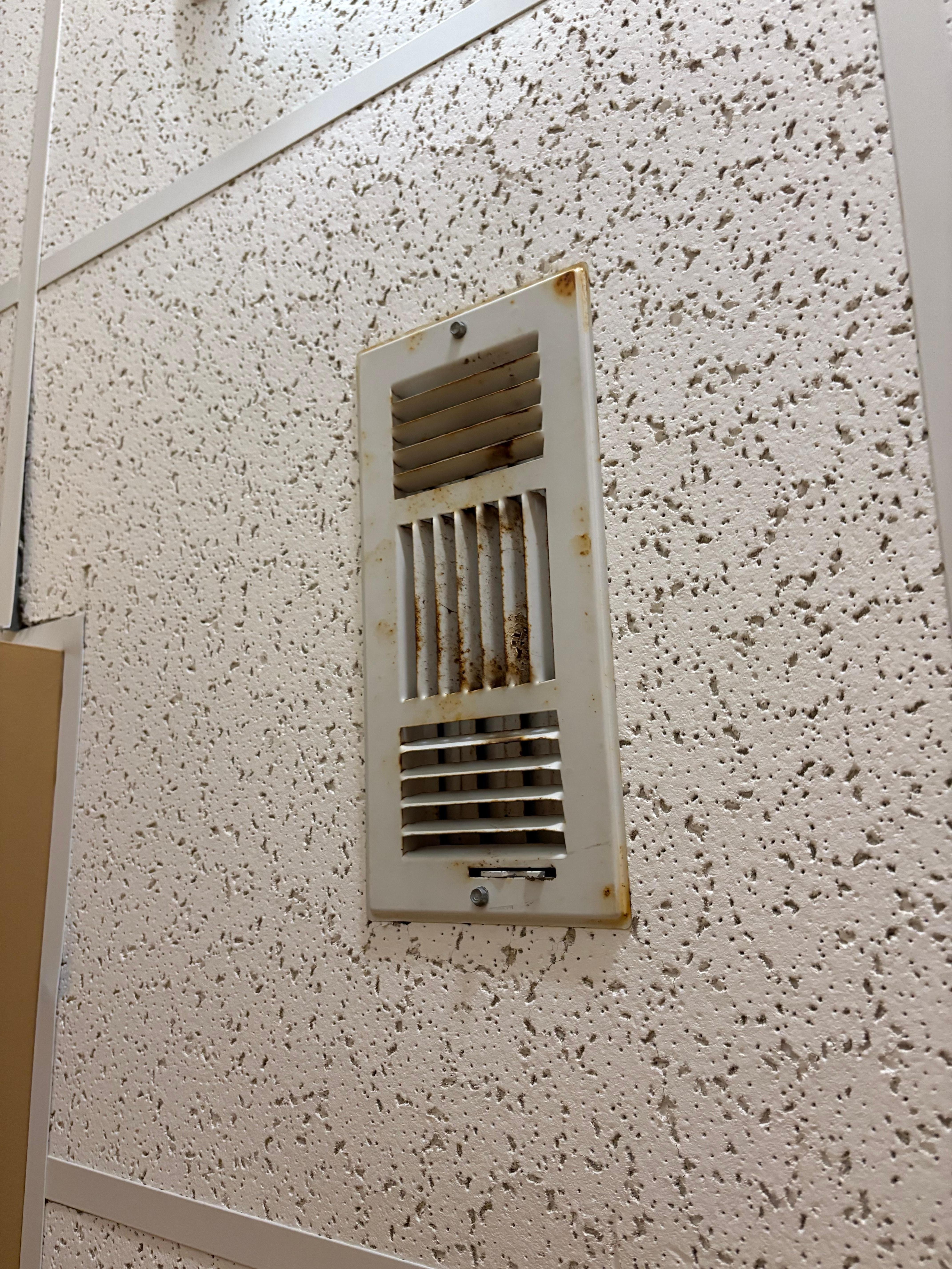 Rusted air vent