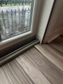 Kitchen floor lifting from moisture