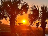 Sunrise from the deck
