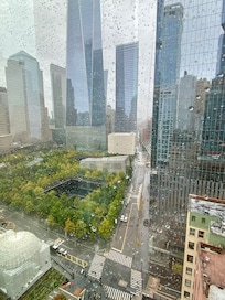 View from our room on the 22nd floor