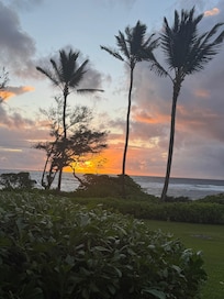 Night view from the lanai