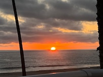 Sunset from the balcony