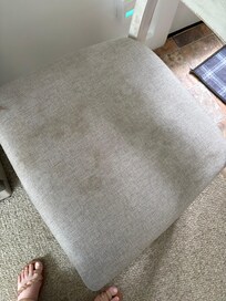 Stained chairs