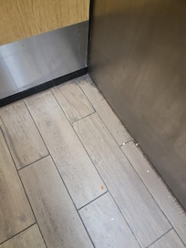Inside the elevator so dirty