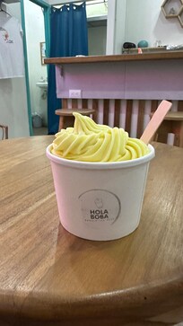 Frozen Yogurt mid town Passion Fruit