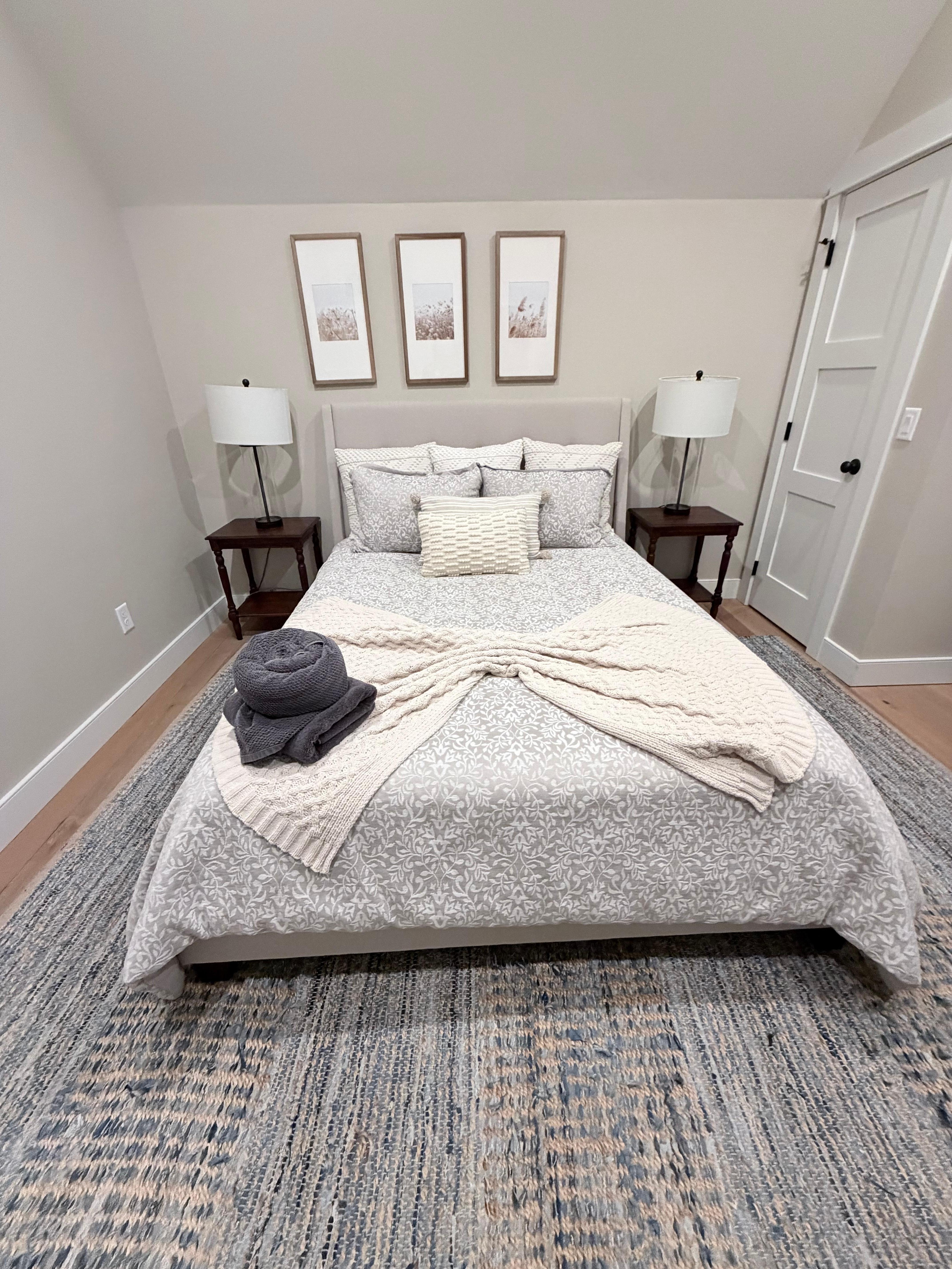 Master Bedroom on arrival 