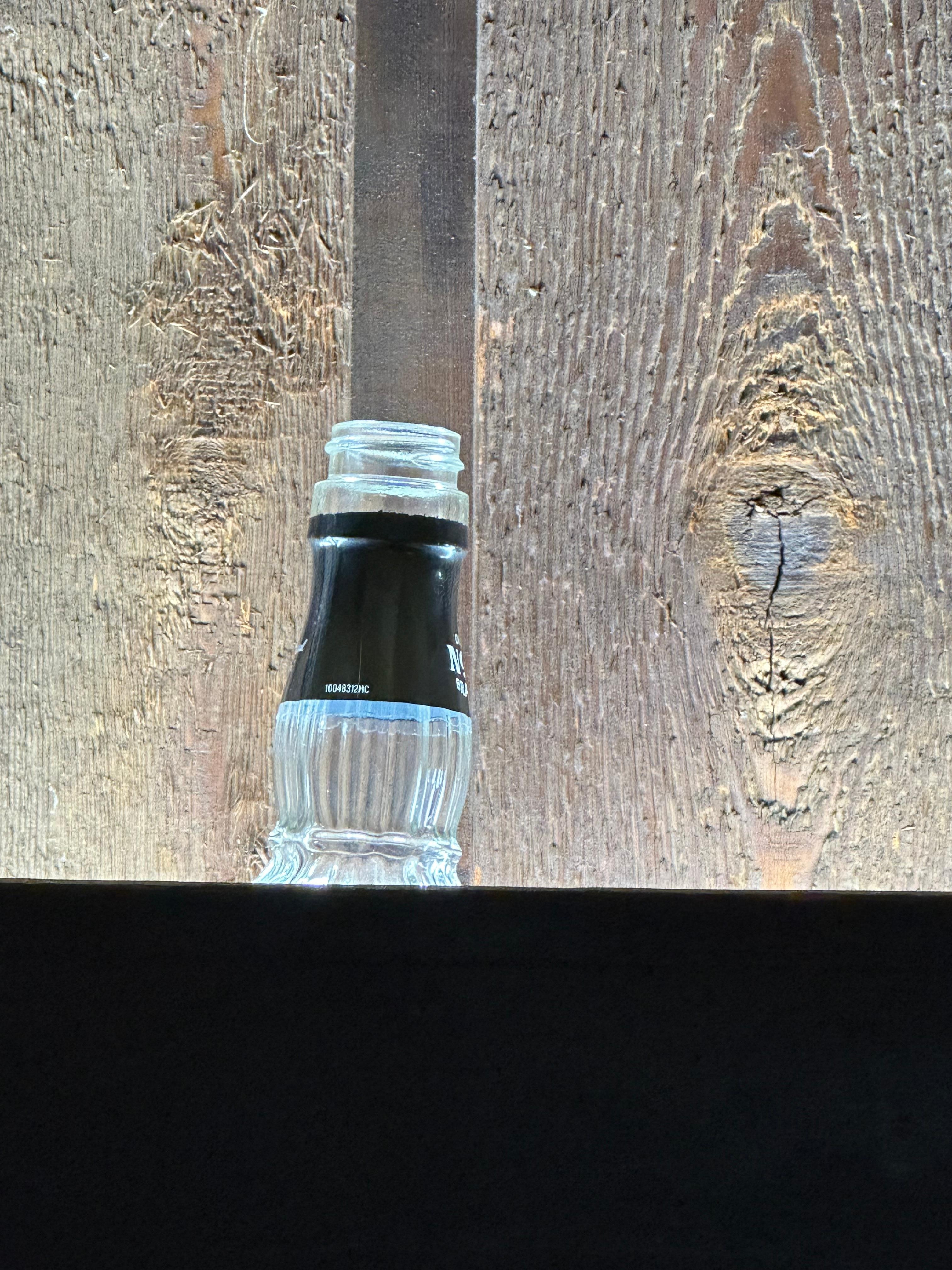 Bottle left in room from previous stay